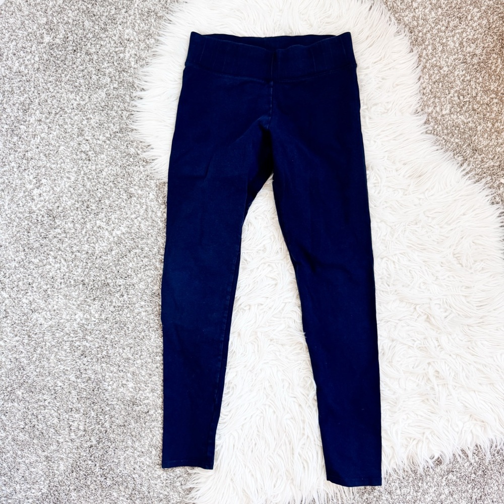 Navy High-Waisted Leggings